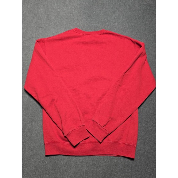 HEB‎ Crewneck Sweatshirt Pullover Red Embroidered Logo Small Unisex - Picture 4 of 6